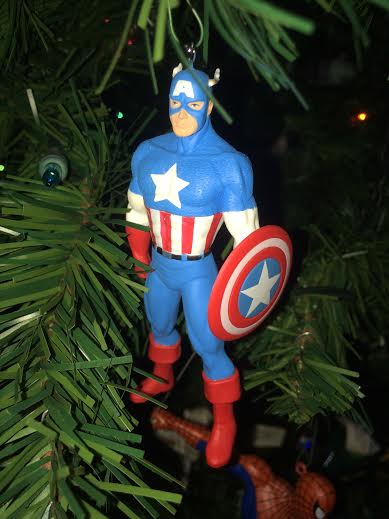 captain america holiday funko